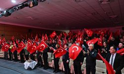 Samsun'da özel öğrencilerden polislere anlamlı gösteri