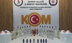 Samsun’da kaçak alkol operasyonu: Çok sayıda ürün ele geçirildi
