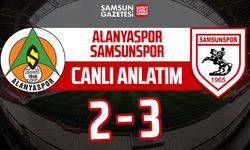 Alanyaspor - Samsunspor maçının canlı anlatımı: 2-3