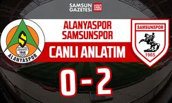Alanyaspor - Samsunspor maçının canlı anlatımı: 0-2