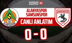 Alanyaspor - Samsunspor maçının canlı anlatımı: 0-0