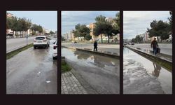 Atakum’da vatandaşların yol tepkisi! Her yağmurda aynı çile