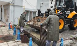 Canik'te mazgallar temizleniyor