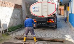 Canik’te sokak sokak mazgal temizliği