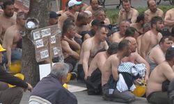 Günlerdir süren eylem bitti: Maden işçileri taleplerini kabul ettirdi