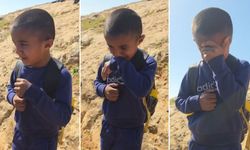 İsrail okul yollarını kapattı, küçük çocuk gözyaşlarına boğuldu