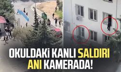 Kahramanmaraş'ta okula saldırı anı kamerada!