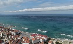 Karadeniz üzerinde sıra dışı anlar: Samsun’da gören telefonuna sarıldı