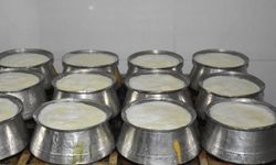 Terme’de manda ürünleriyle hazırlanan sofralar