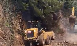 Rize’de operatör ölümden saniyelerle kurtuldu