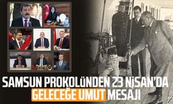 Samsun prokolünden 23 Nisan’da geleceğe umut mesajı