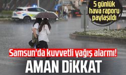 Samsun'da yarın hava nasıl olacak? 1 Mayıs Cuma