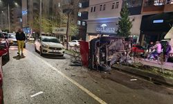 Samsun Bafra'da’da akıl almaz kaza!