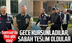 Samsun'da film gibi olay! Gece kurşunladılar, sabah teslim oldular