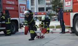 Samsun'da geleceğin itfaiyecileri sahada yetişiyor!
