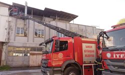 Samsun'da halı yıkama atölyesinde yangın!