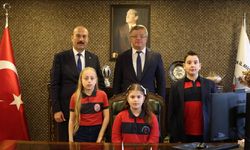 Samsun'da İl Milli Eğitim Müdürlüğü makamı çocuklara emanet