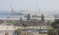 Samsun'da limandan yayılan toz bulutu şehri sardı!