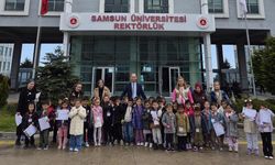 Minikler üniversiteyi keşfetti! Samsun’da anlamlı ziyaret