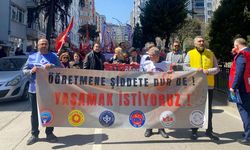 Samsun'da öğretmenler iş bıraktı! Sokakta ortak mesaj