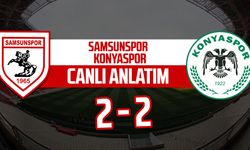 Samsunspor - Konyaspor maçı canlı anlatımı: 2-2