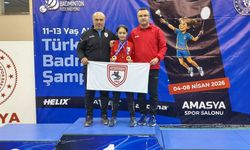 Samsunsporlu Eylül Ermiş’ten çifte şampiyonluk