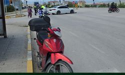 Vezirköprü’de otomobil ile motosiklet çarpıştı: 1 yaralı