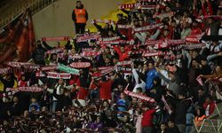 Samsunspor taraftarı deplasmanda takımını yine yalnız bırakmadı!