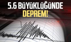 Malatya’da 5.6 büyüklüğünde deprem!