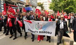 Türkiye Barolar Birliği Samsun’da tek yürek oldu! Onur Anıtı'na yürüdüler