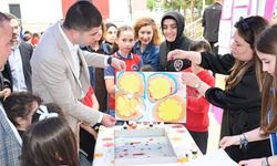 Alaçam'da resim ve el sanatları sergisi düzenlendi