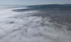Yoğun sis Samsun’u beyaza bürüdü!