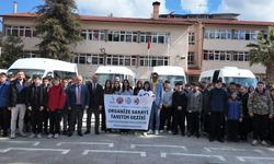 Bafra’da öğrenci ve veliler üretim alanlarını yerinde gördü