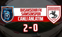 Başakşehir FK - Samsunspor maçının canlı anlatımı: 2-0