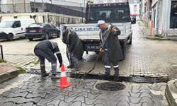 Canik Belediyesi’nden sağanak mesaisi!