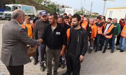 Canik’te Başkan İbrahim Sandıkçı personelle bayramlaştı
