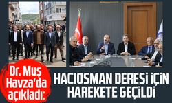 Dr. Mehmet Muş Havza'da açıkladı: Hacıosman Deresi için harekete geçildi