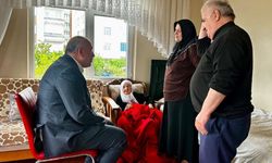 Başkan İbrahim Sandıkçı'dan gönüllere dokunan ziyaret