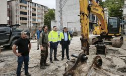 Havza’da dere üzerindeki yapılar kaldırılıyor