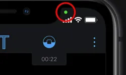 Telefonlardaki yeşil nokta ne anlama geliyor?