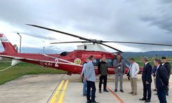 Samsun için kritik önlem: Yangın helikopteri devrede