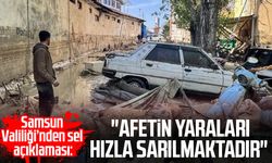 Samsun Valiliği’nden sel açıklaması: "Afetin yaraları hızla sarılmaktadır"