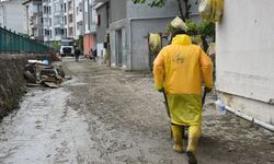 Samsun'da cezaevinden çıktılar, sel bölgesinde çalışmaya başladılar