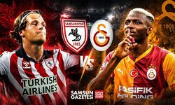 Samsunspor - Galatasaray maçının 11'leri belli oldu!