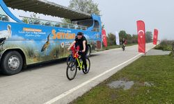 Samsun’da gençler doğa için pedal çevirdi