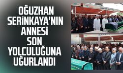 Samsun'da Oğuzhan Serinkaya'nın annesi son yolculuğuna uğurlandı
