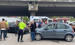 Samsun'da sanayi girişinde kaza! 2 yaralı