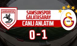 Samsunspor - Galatasaray maçı canlı anlatım: 0-1