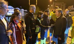 Vali Orhan Tavlı'dan Havza’da sel bölgesinde gece mesaisi!