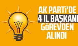 AK Parti'de 4 il başkanı görevden alındı